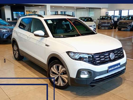 VOLKSWAGEN T-CROSS 1.0 200 TSI TOTAL FLEX COMFORTLINE AUTOMÁTICO